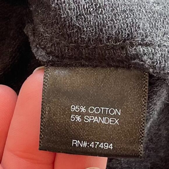 Norma Kamali Charcoal Gray Sleeveless Crew Neck Tunic/Top Kangaroo Pockets, S - Picture 9 of 12